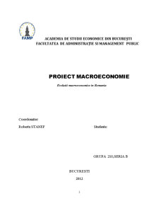 Evoluții macroeconomice în România - Pagina 1