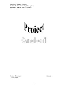 Cameleonii - Pagina 1