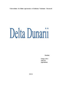 Delta Dunării - Pagina 1