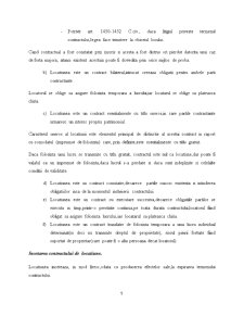 Sublocațiunea și cesiunea contractului de locațiune - contractul de arendare în noul cod civil - Pagina 5