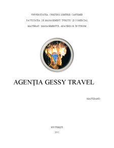 Înființarea unei agenții de turism - Gessy Travel - Pagina 1