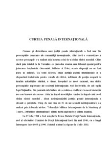 Curtea Penală Internațională - Pagina 1