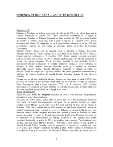 Uniunea Europeană - aspecte generale - Pagina 1