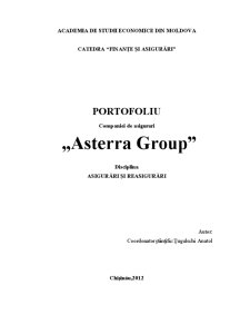 Analiza companiei de asigurări Asstera Group - Pagina 1