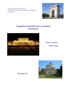 Campanie de Promovare a Orașului București - Pagina 1