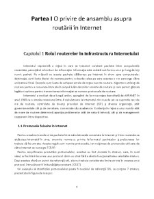 Rolul Routerelor în Infastructura Internetului - Pagina 5