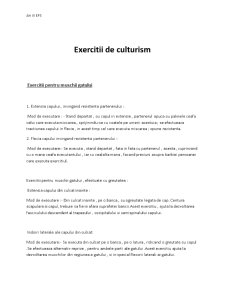 Exerciții de culturism - Pagina 1