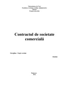 Contractul de Societate Comercială - Pagina 2