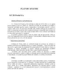 Plan de afaceri - SC El Preda SA - Pagina 1