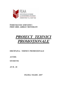Proiect tehnici promoționale - OMV Bixxol - Pagina 1