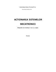 Acționarea sistemelor mecatronice - dispozitiv de montaj în soc cu capac - Pagina 1