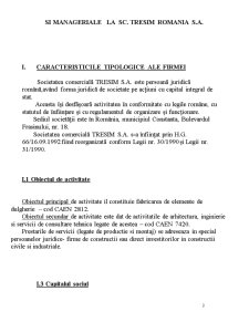 Diagnosticarea viabilității economice și manageriale la SC Tresim România SA - Pagina 2