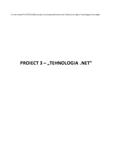 Tehnologia NET - Pagina 1