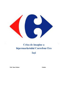 Criză de imagine - Carrefour - Pagina 1