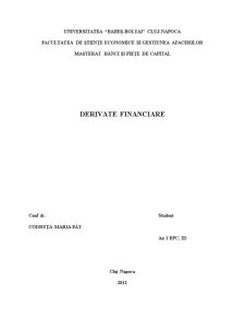 Sibex - Derivate Financiare - Pagina 1