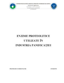 Enzime proteolitice utilizate în industria panificației - Pagina 2
