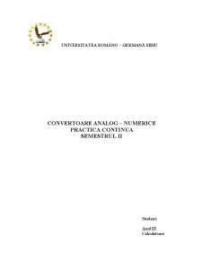 Convertoare Analog Numerice - Pagina 1