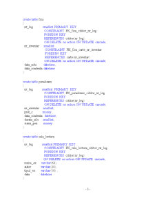 Gestiunea unei Biblioteci în SQL 2005 - Pagina 3