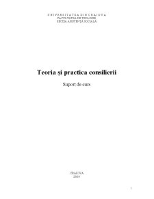 Teoria și Practica Consilierii - Pagina 1