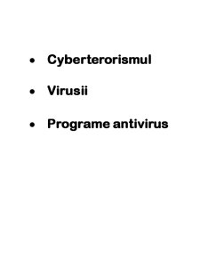 Cyber-Terorismul - Pagina 1