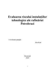 Evaluarea Riscului Instalațiilor Tehnologice ale Rafinăriei Petrobrazi - Pagina 2