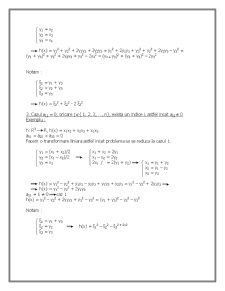 Metoda Gauss de reducere a formelor pătratice la formă canonică - Pagina 2