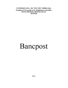 Bancpost - Pagina 1