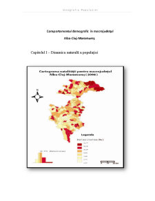Comportamentul Demografic în Macrojudețul Alba-Cluj-Maramureș - Pagina 1