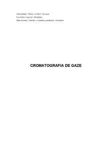 Cromatografia de gaze - Pagina 1