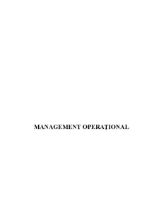 Management operațional - Pagina 1