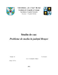 Probleme de Mediu în Județul Brașov - Pagina 1
