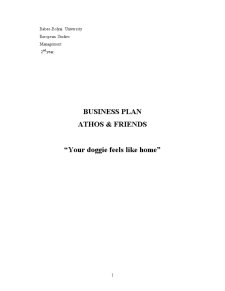 Bussiness Plan - Pagina 1