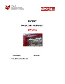 Magazin Specializat Diverta - Pagina 1