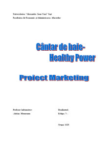 Cântar de baie - Healthy Power - Pagina 1