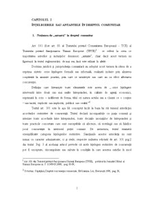 Regimul juridic al antantelor în dreptul român - Pagina 1