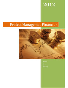 Management financiar - calcularea bilantului, CPP-ului și analiza financiară a unei firme - Pagina 1