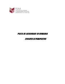 Piata de Asigurari din Romania - Pagina 1