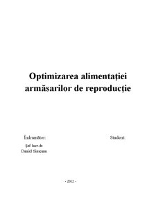 Optimizarea Alimentației Armăsarilor de Reproducție - Pagina 1