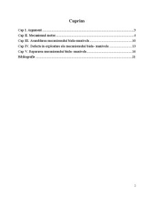 Asamblarea mecanismului bielă - manivelă - Pagina 2