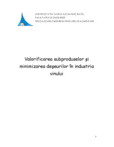 Valorificarea Subproduselor și Minimizarea Deșeurilor în Industria Vinului - Pagina 2