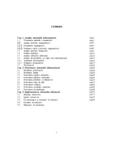 Analiza și Proiectarea Sistemelor Informatice - Pagina 1