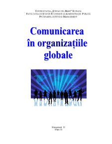 Comunicare în organizații - Pagina 1