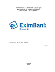 Eximbank - banca de export-import a României - Pagina 1