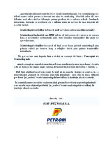 Mix de Marketing la Compania OMV-Petrom SA - Pagina 3