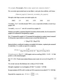 Metode de compresie bazate pe dicționar - codarea Lempel-Ziv - Pagina 2