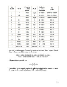 Metode de compresie bazate pe dicționar - codarea Lempel-Ziv - Pagina 4