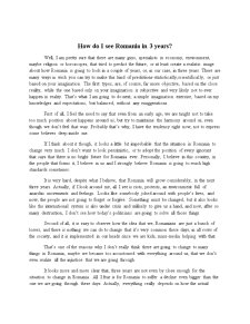 How do i See România în Three Years - Pagina 1