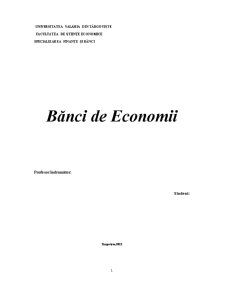 Bănci de Economii - Pagina 1