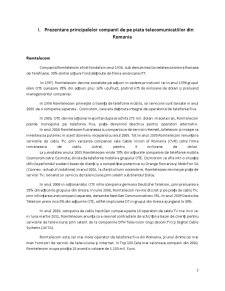 Analiza Mediului Concurențial pe Piata Telecomunicațiilor din România - Modelul PEST - Pagina 2
