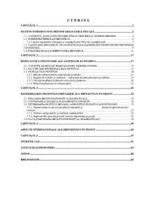 Rolul și Funcțiile Impozitelor - Pagina 1